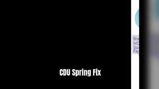 Molla di torsione del carrello del morsetto Hyosung CDU