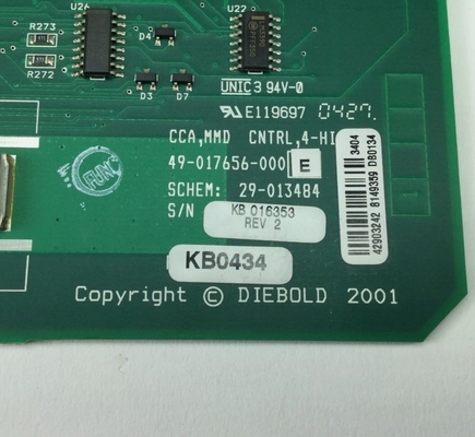 Diebold 49-017656-000E CCA Control Board Card PCB ATM Parti