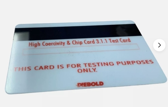 Diebold Nixdorf Hi-Co Test Card ASTP 49201476000B    OEM Magnetic Strip Card