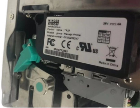 01750256247 1750256247 Wincor Nixdorf TP27 Stampa ricevute Stampa TP27 (P1 + M1 + H1) 80 mm Parti ATM