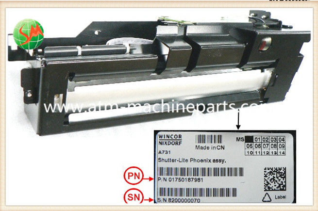 01750187981 Assy PC280 di Lite dell'otturatore dell'OTTURATORE V.6 dell'USCITA delle parti 1750187981 di Wincor Nixdorf