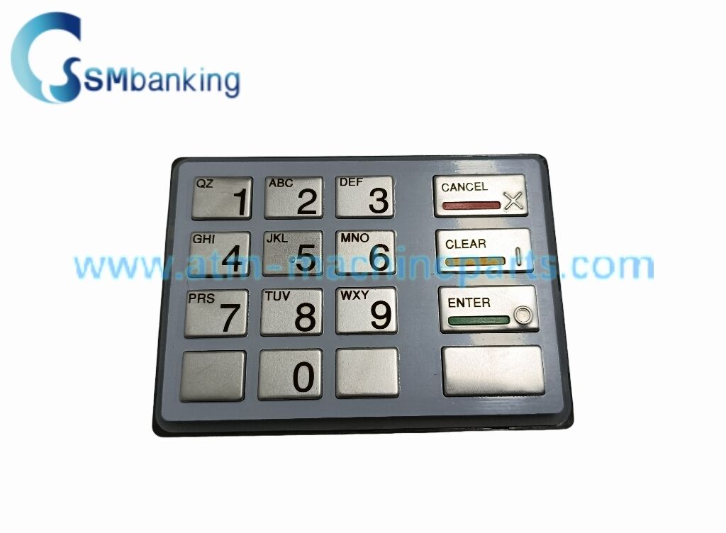 Diebold EPP5 BSC English ,LGE,ST STL,ENG(AU),QZ1,X,I,O,_ 49-216680-707A/49216680707A Keyboard